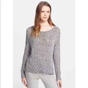 • Vince • Drop Shoulder Sweater Gray Small